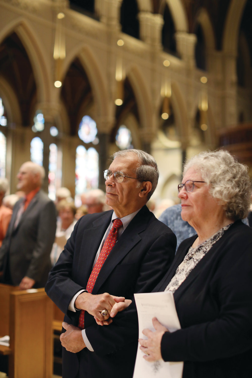 Hundreds of couples gathered on Sunday, Sept. 15 at the Cathedral of SS. Peter and Paul to renew their wedding vows.